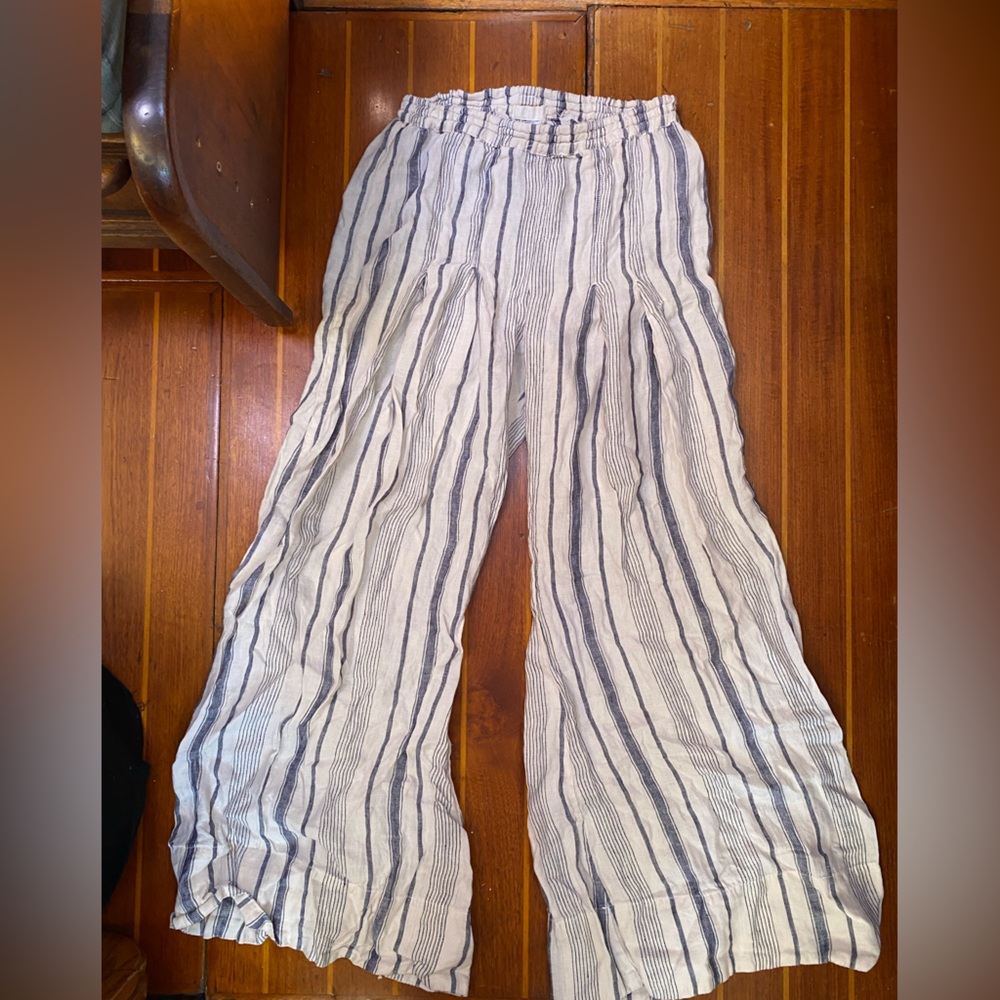 CP Shades Bibi high waisted, wide leg linen pant